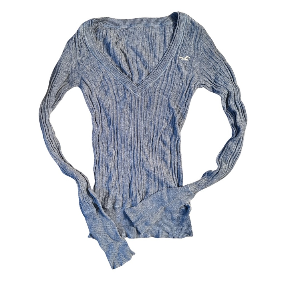 2010’s Baby Blue Hollister V-Neck Sweater
